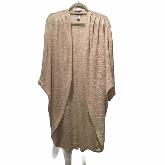 Madison & Berkeley Long Cream Cardigan - Picture 1 of 3